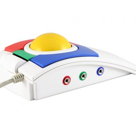 KidTrac trackball z gniazdami do przycisków